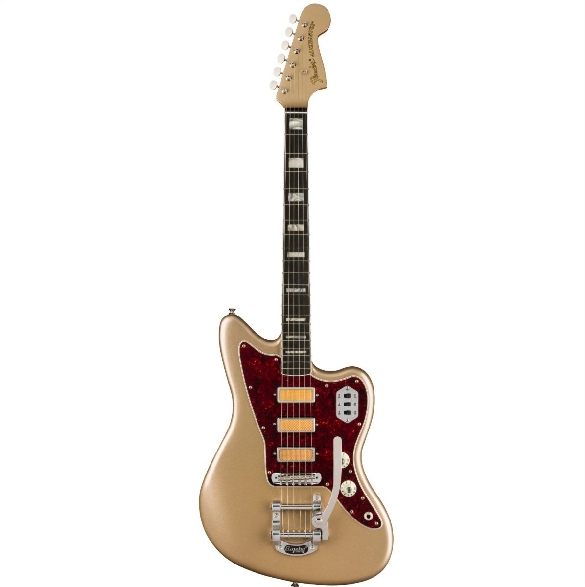 Fender - Gold Foil Jazzmaster, Ebony Fingerboard - Shoreline Gold