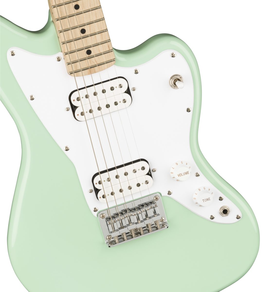 Squier Mini Jazzmaster HH - Touche en Érable - Surf Green - 0370125557