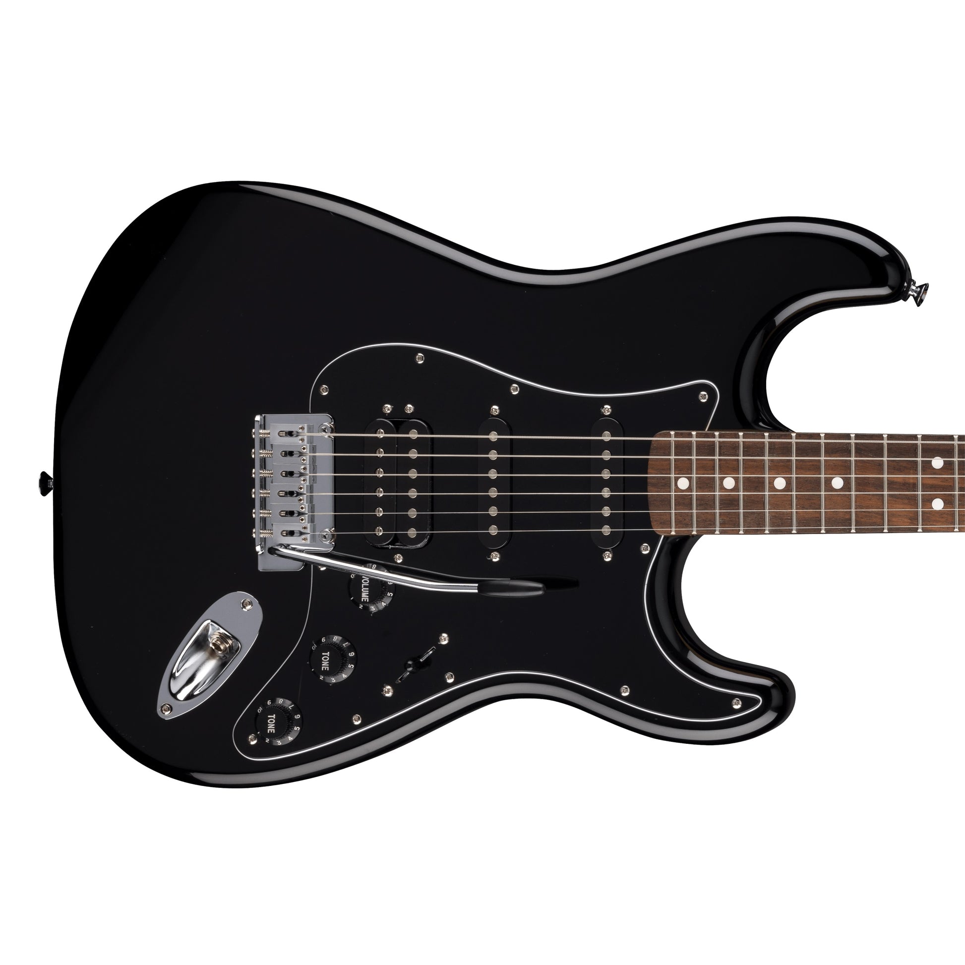 Fender - Standard Stratocaster HSS - Black #0266441506