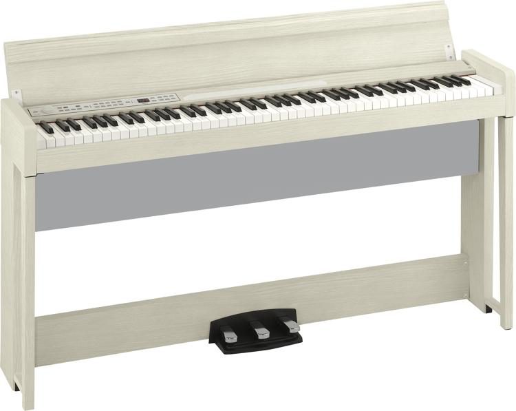 Korg - 88-Key RH3 Kronos Concert Piano with Bluetooth Audio Playing, White Ash #G1BAIRWA
