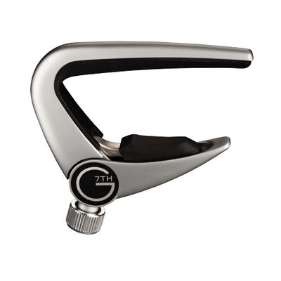 G7TH – Newport – Capo pour cordes en acier – Argent