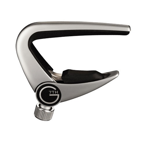 G7TH – Newport – Capo pour cordes en acier – Argent