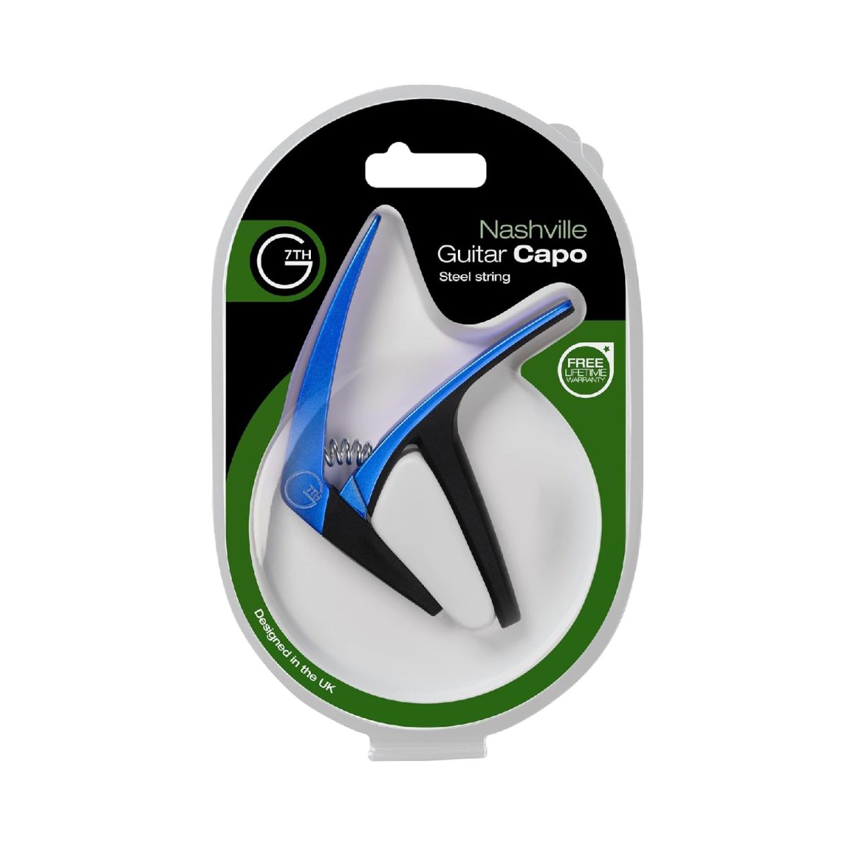 G7TH - Nashville - Steel String Guitar Capo - Blue Packed