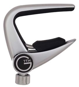 G7 - Newport Ukulele/Banjo Pressure Touch Capo Silver #G7NP-BU