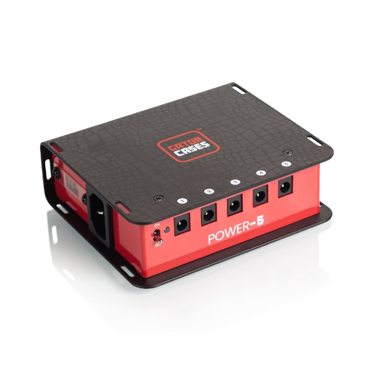 Gator - GTR-PWR-5 Pedal Board Power Supply With 5 Isolated Outputs Side