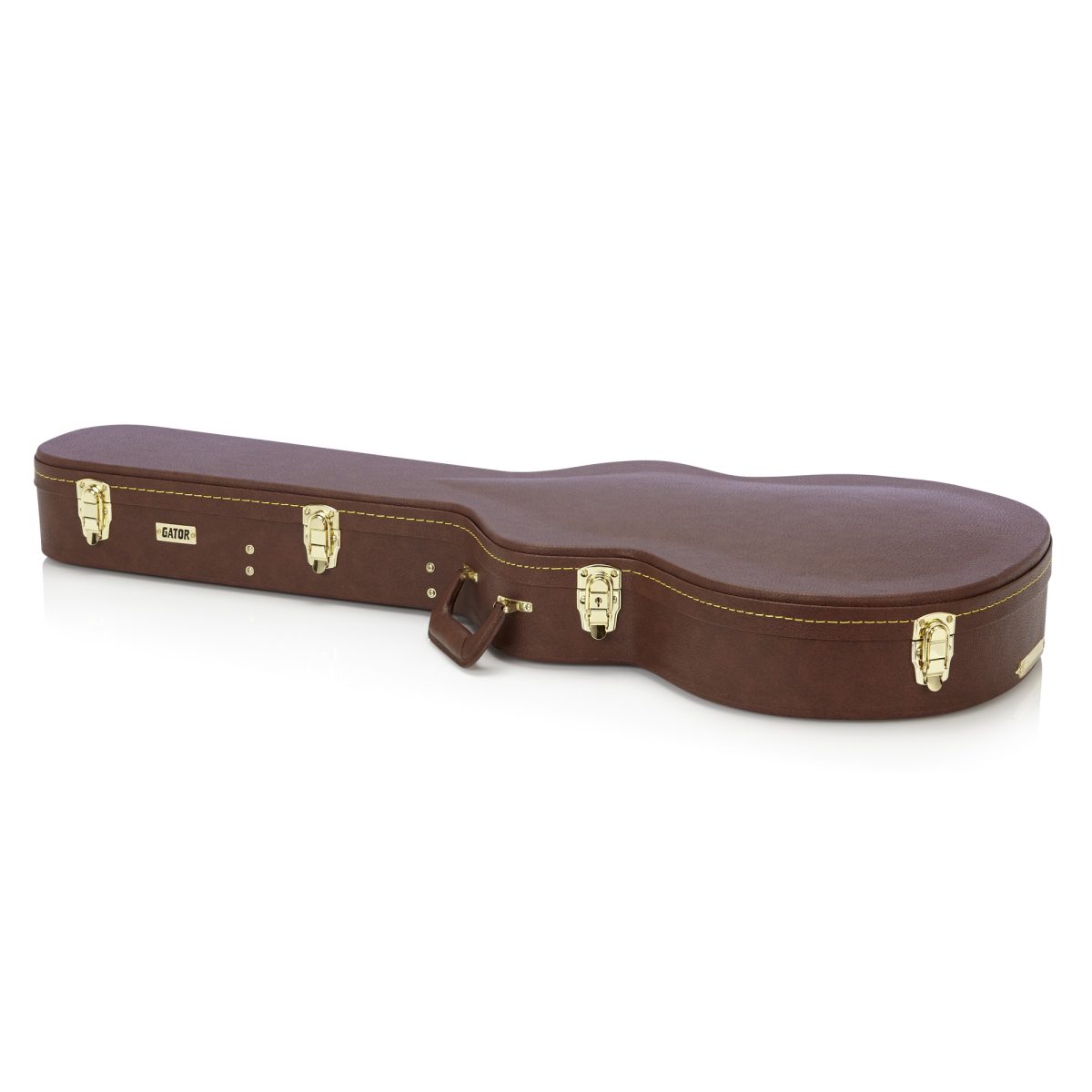 Gator - Semi-Hollow Guitar Deluxe Brown Wood Case #GW-335-BROWN