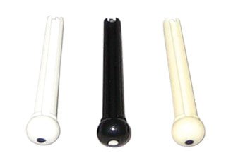 Profile - Bridge Pin Set (White with Black dot) #GBP-PD-WH