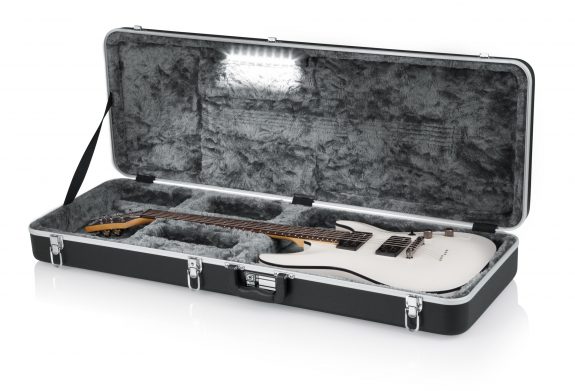 Gator - Deluxe Molded Case for Electric Guitars; LED Edition #GC-ELECTRIC-LED