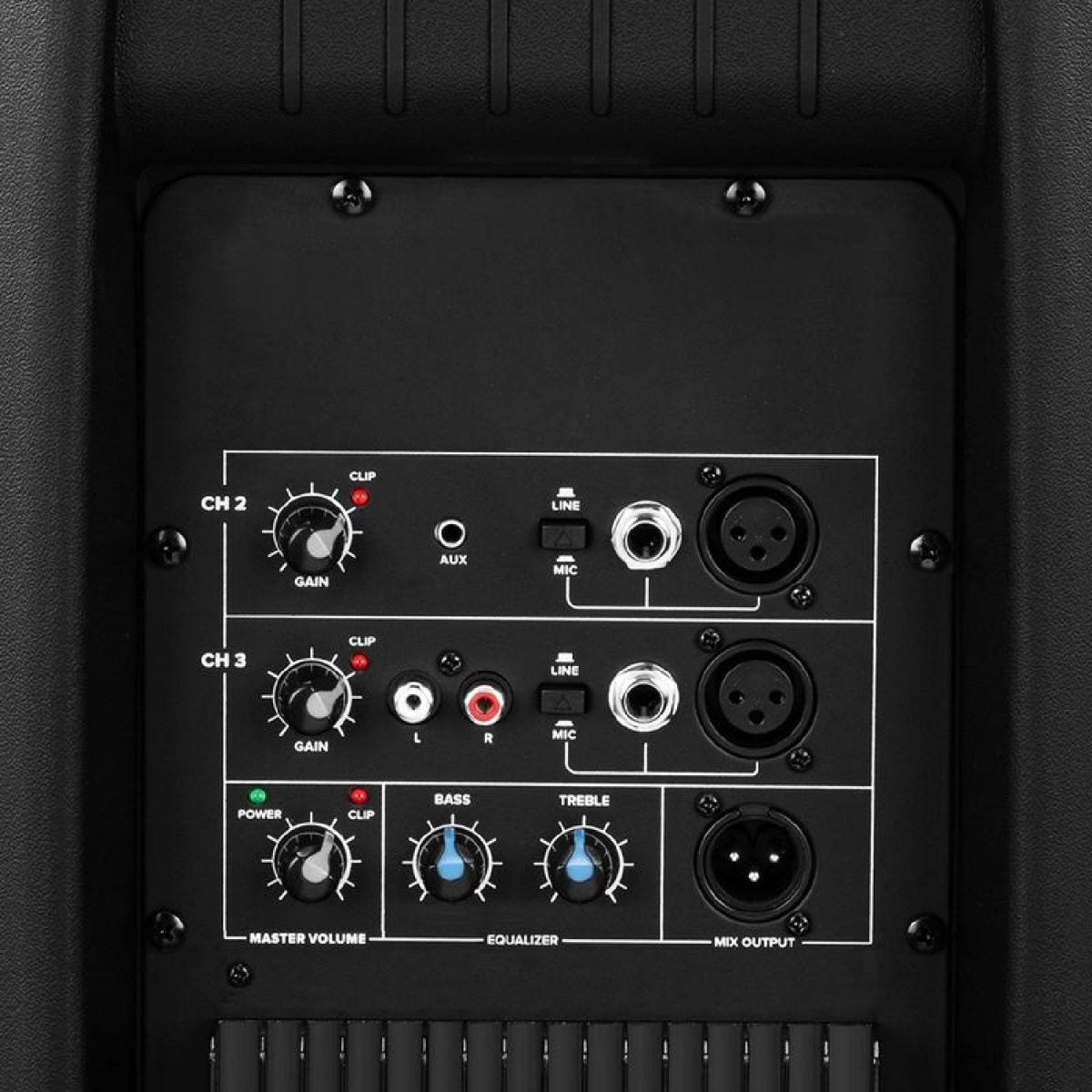 Gemini - AS-2115P - 2000 Watt Active 15” Loudspeaker Back Zoom