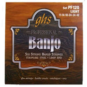GHS strings 6-string banjo stainless steel