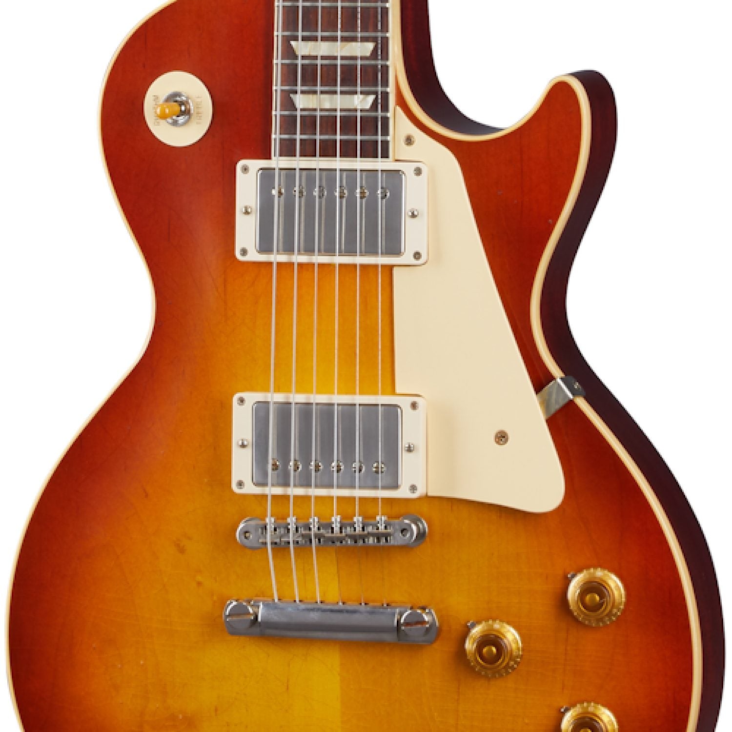 Gibson - '58 LP Murphy Lab Ultra Light Aged - Washed Cherry Sunburst Body