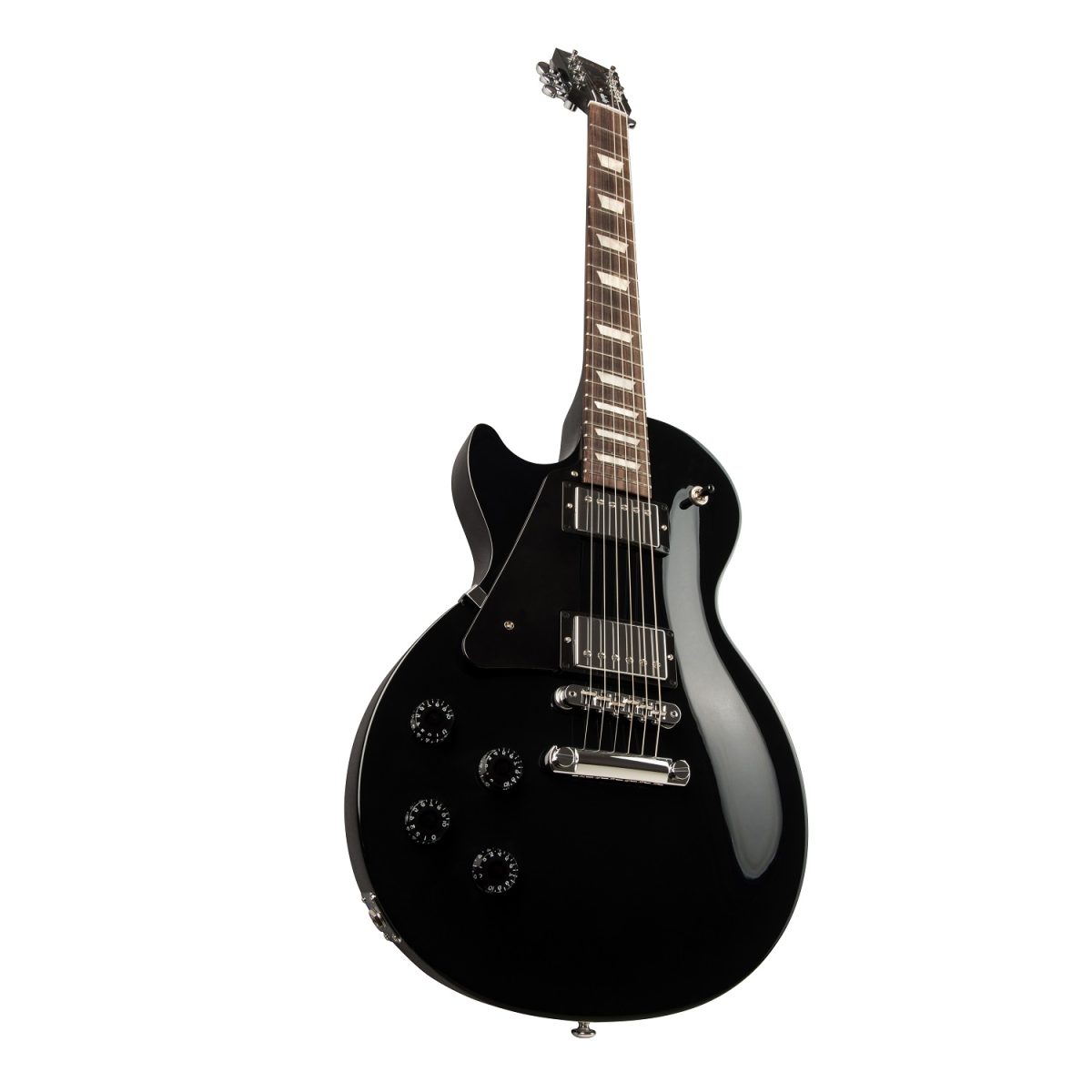 Gibson - Les Paul Studio Left Handed - Ebony - LPST00EBCHL Angle