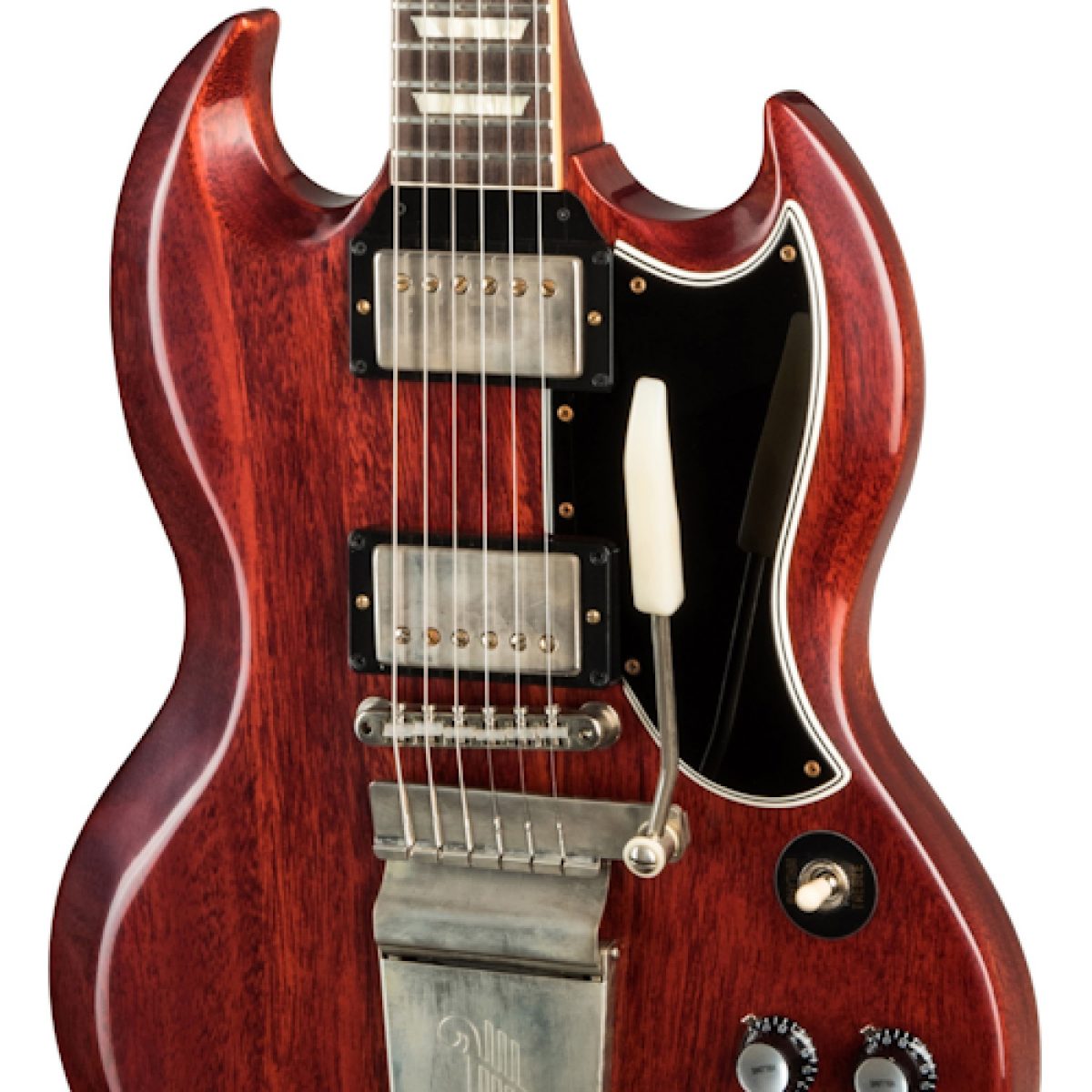Gibson - Custom Shop 1964 Les Paul SG Standard VOS Reissue w/Maestro Vibrola - Cherry Red Body