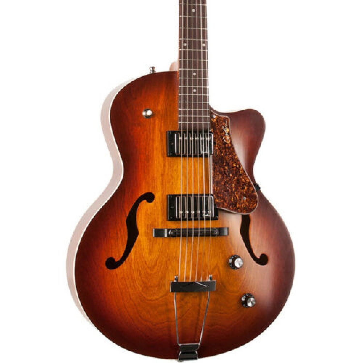 Godin 5th Avenue CW Kingpin II HB - Cognac Burst Zoom