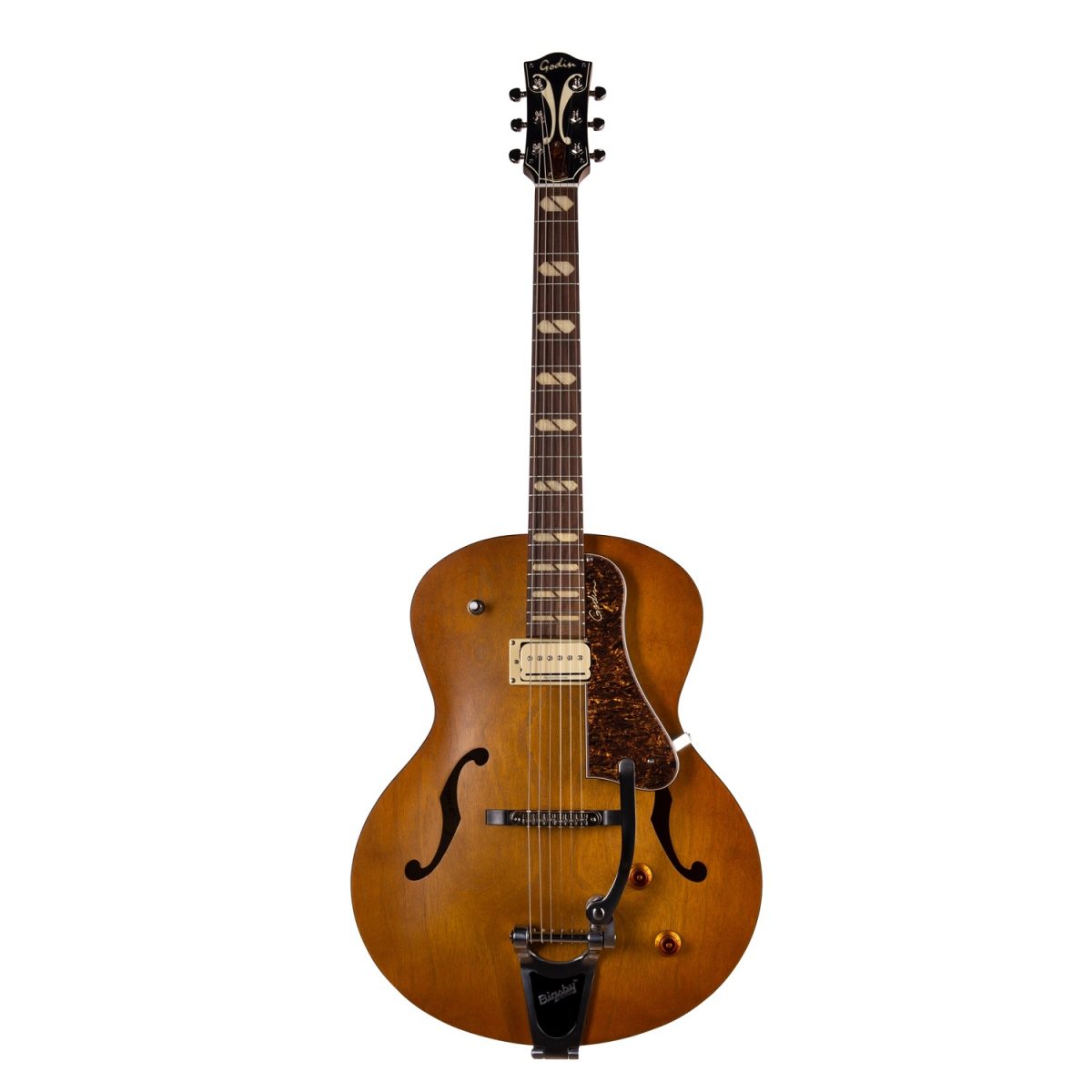 Godin - 5th Avenue Jumbo P-Rail - Harvest Gold