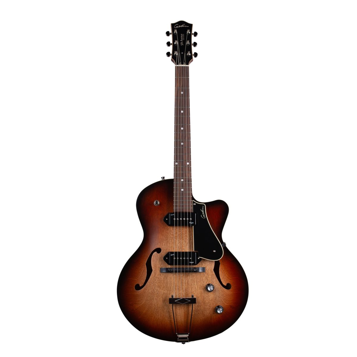 Godin - 5th Avenue CW Kingpin II Vintage Burst #053162