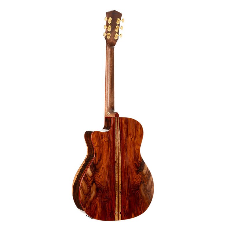 Cort - Gold Series A10 Cocobolo Acoustic/Electric Guitar with Case #GOLD-A10-CASE-NAT