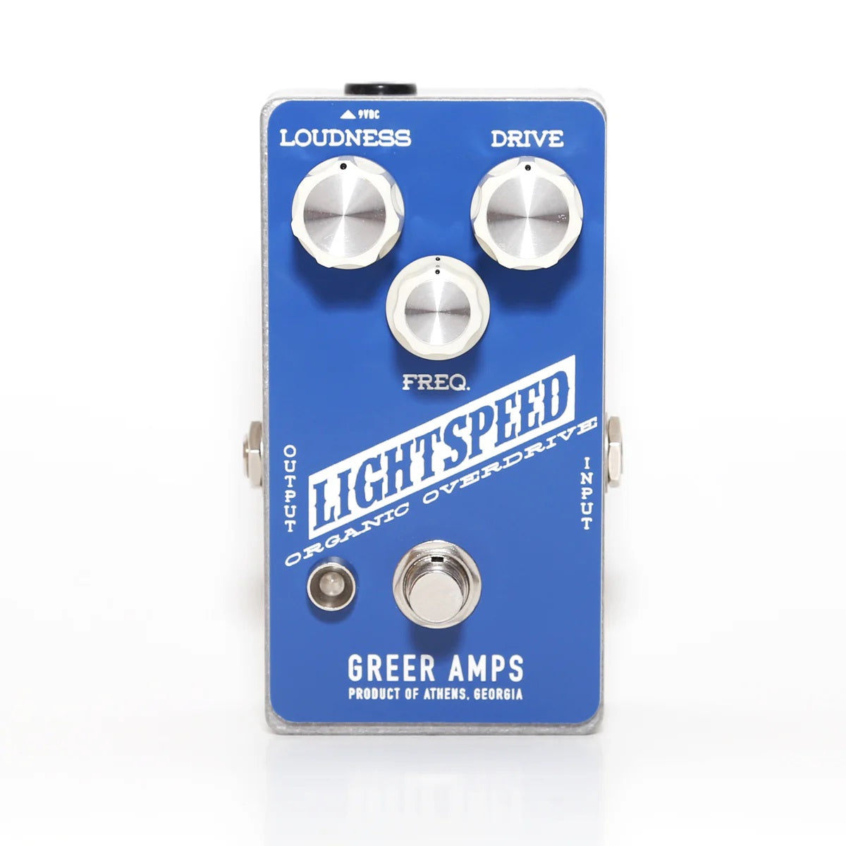 Greer Amps - Lightspeed Organic Overdrive Pedal - Blue — 1