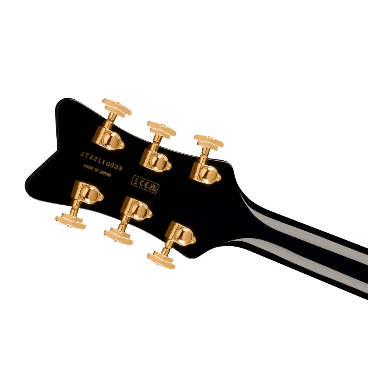 Gretsch - G6134TG Ltd Paisley Penguin - Black Paisley Head Back