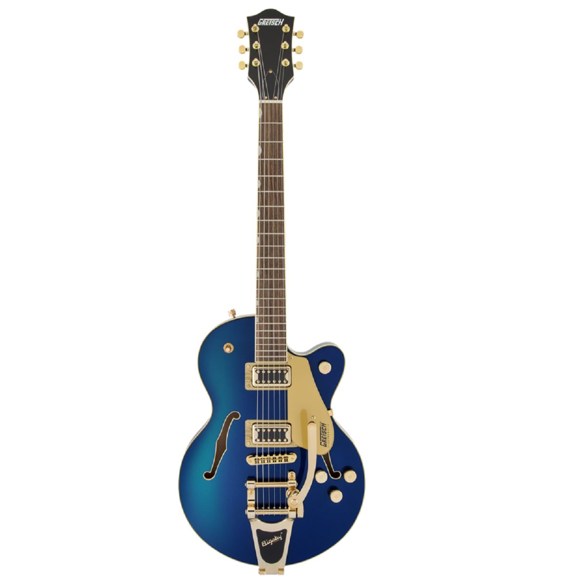 Gretsch - G5655TG Electromatic® Center Block Jr. Single-Cut with Bigsby® and Gold Hardware - Azure Metallic