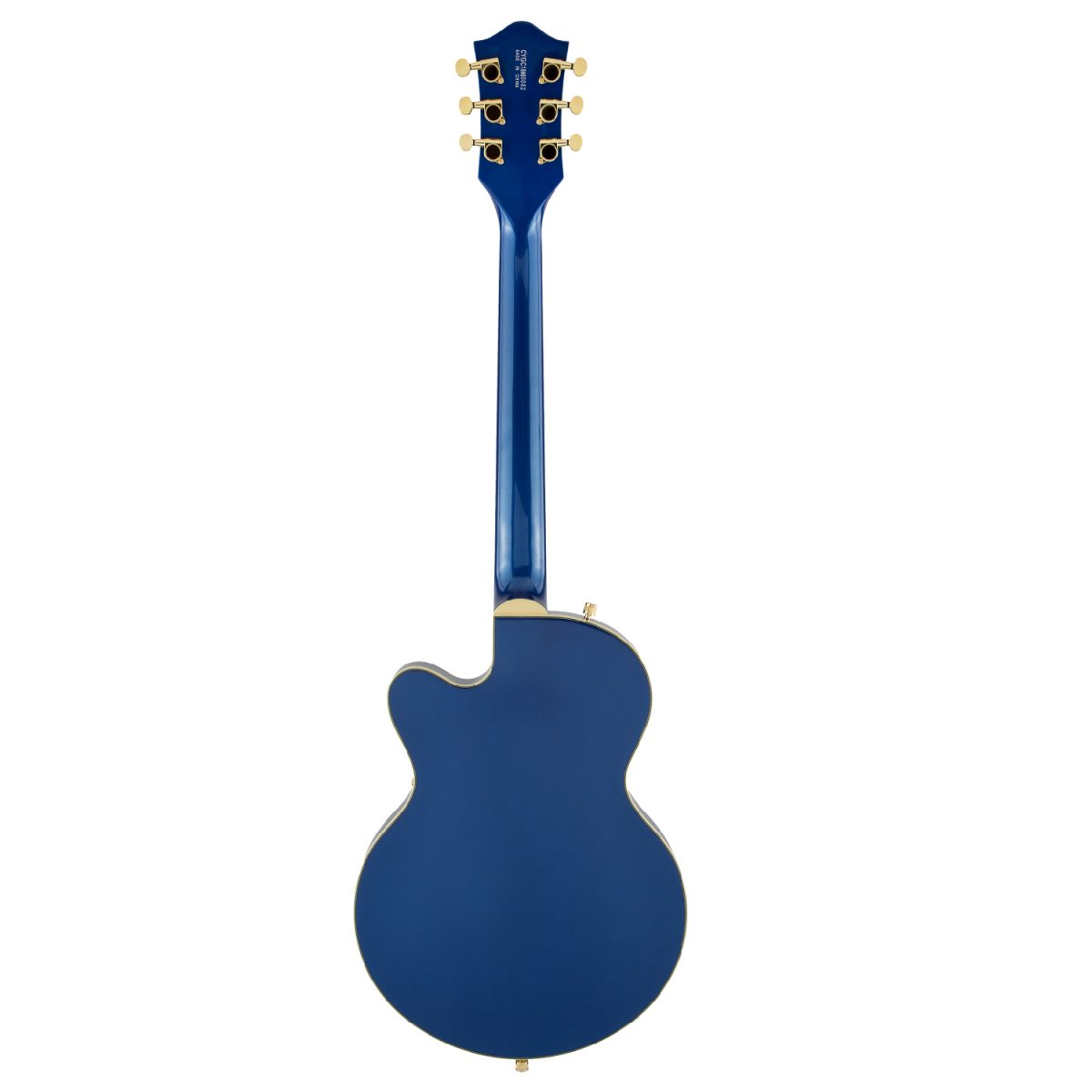 Gretsch - G5655TG Electromatic® Center Block Jr. Single-Cut with Bigsby® and Gold Hardware - Azure Metallic Back
