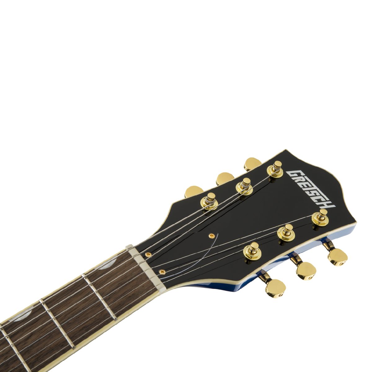Gretsch - G5655TG Electromatic® Center Block Jr. Single-Cut with Bigsby® and Gold Hardware - Azure Metallic Head