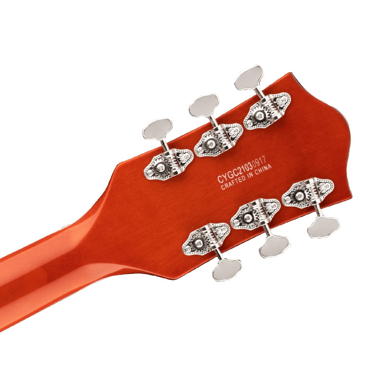 Gretsch - G5420LH Electromatic Classic Hollow Body Single-Cut, Left-Handed - Orange Stain Head Back