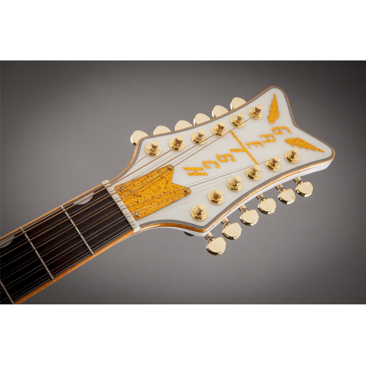 Gretsch - G5022CWFE-12 Rancher Falcon Jumbo 12-String Cutaway Electric - White #2714025505