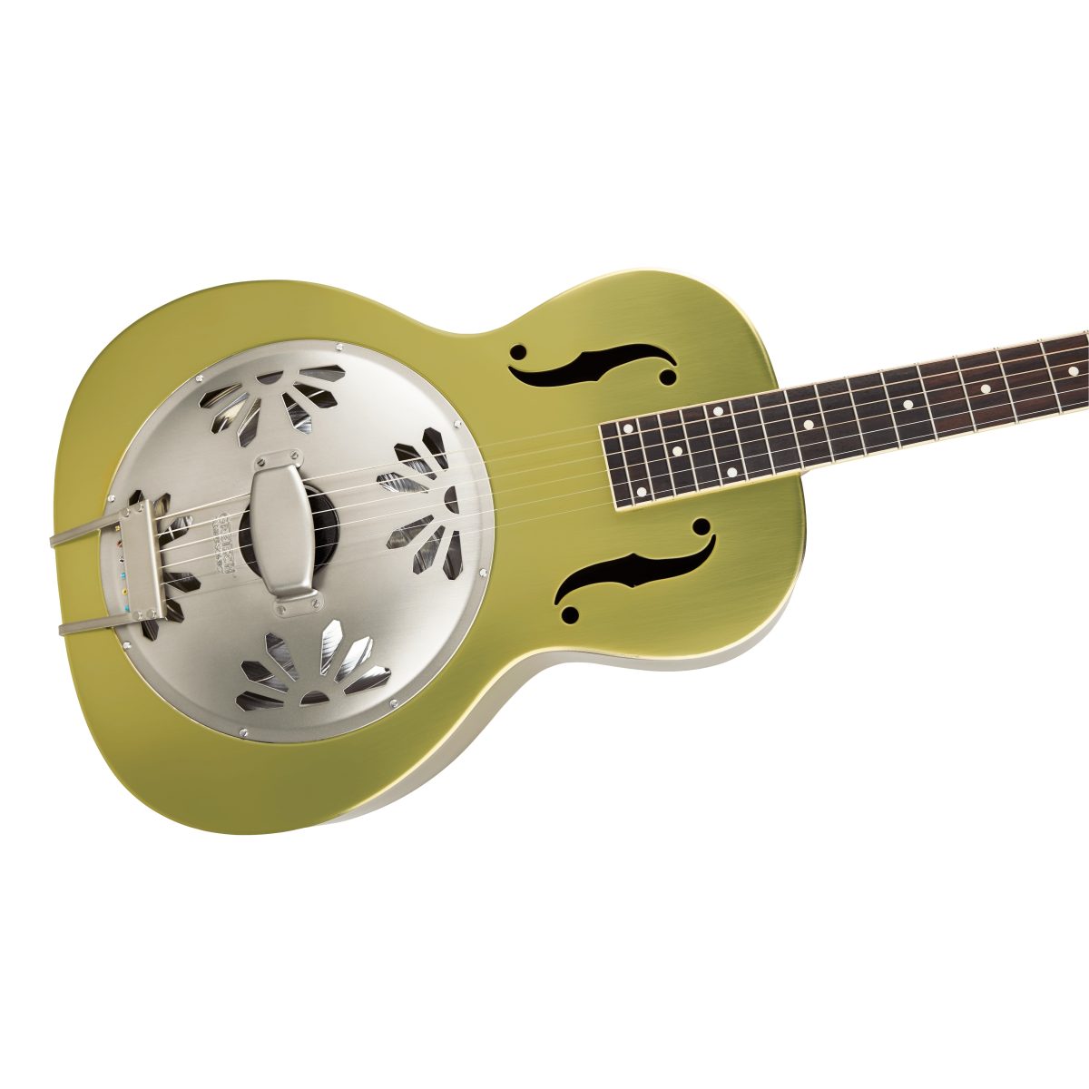 Gretsch - G9202 Honey Dipper Special Round-Neck Brass Body Resonator Guitar #2717010510