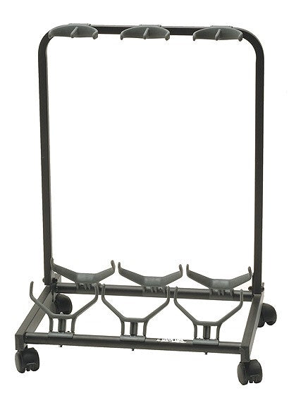 Quik Lok - Universal 3-Slot Electric/Acoustic Guitar Stand #GS430