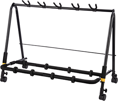 Hercules Stands - Hercules GS525B PLUS 5-PC Guitar Display Rack with Casters #GS525BPLUS