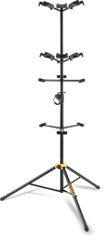 Hercules Stands - 6-PC AUTO GRIP SYSTEM (AGS) GUITAR STAND #GS526B+