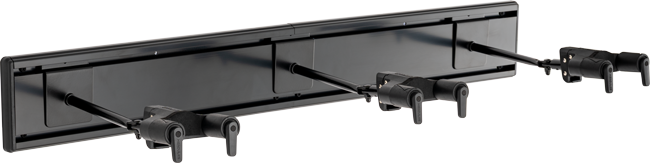 Hercules Stands - Hercules GSP403SB 3-Guitar Wall Rack #GSP403SB