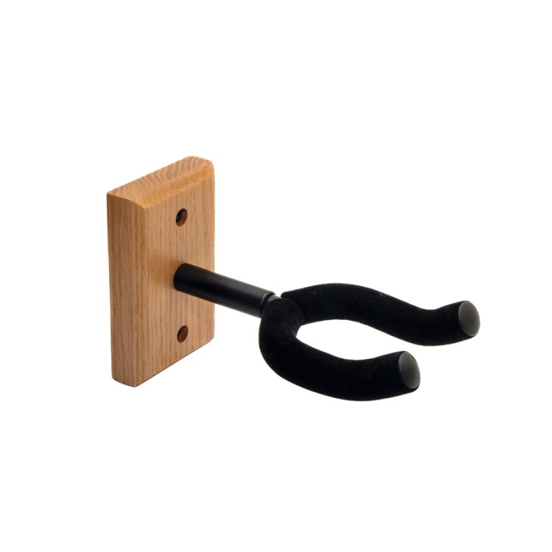 Quik Lok - Wall Mount Guitar Hanger Support With Wooden Base #GSW001