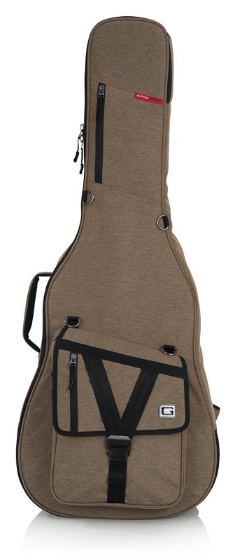 Gator - Transit Series Acoustic Guitar Gig Bag with Exterior, Tan #GT-ACOUSTIC-TAN