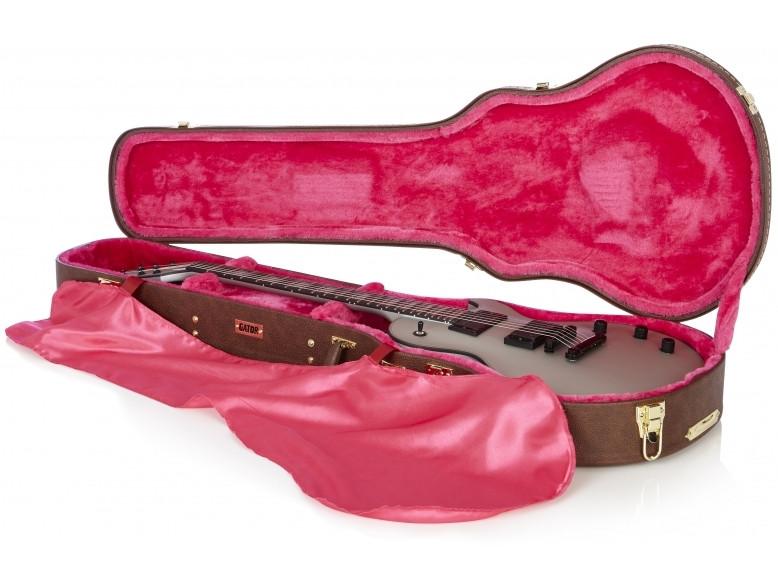 Gator - Guitar Case for Single Cutaway Electric Guitars #GW-LP-BROWN