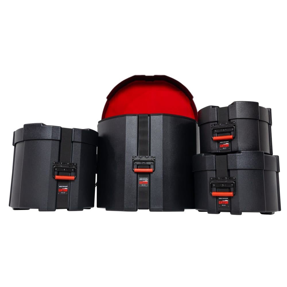 Gator - Gator Grooves Drum Case Rock Pack 10″, 12″, 16″, 22″