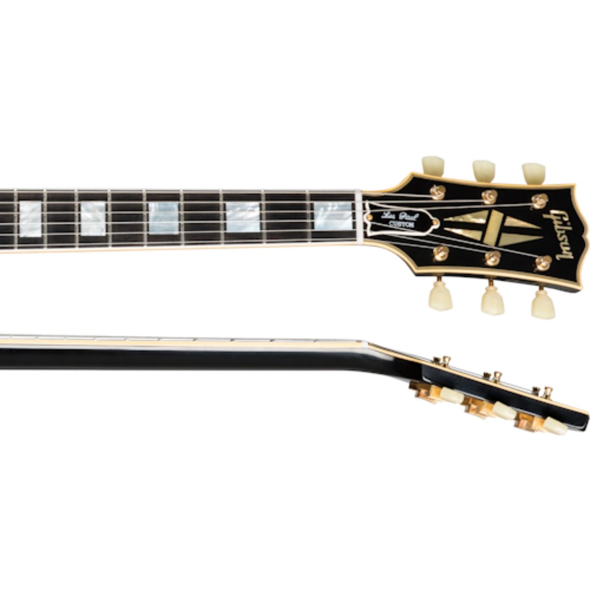 Gibson Custom Shop - 1957 Les Paul Custom Reissue VOS - 3-Pickup - w_Bigsby- Ebony-neck