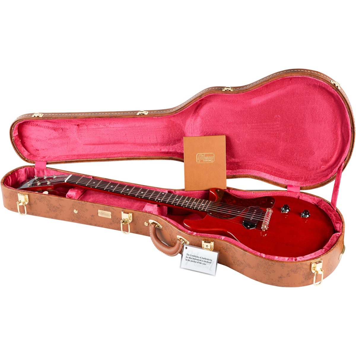 Gibson Custom Shop 1958 Les Paul Junior Double Cutaway Reissue - Faded Cherry - LPJRDC58VFCNH
