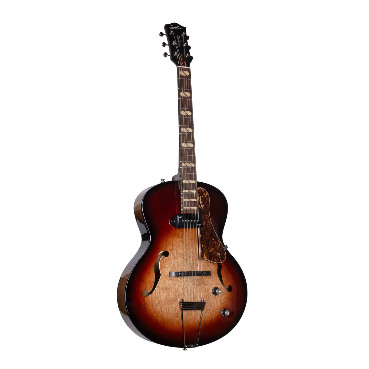 Godin - 5th Avenue Kingpin P90 DLX Vintage Burst HG #054015