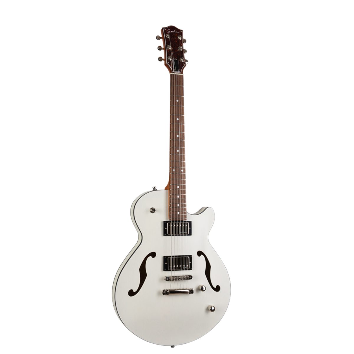Godin Montreal Premiere HT Trans White - 050222-front2