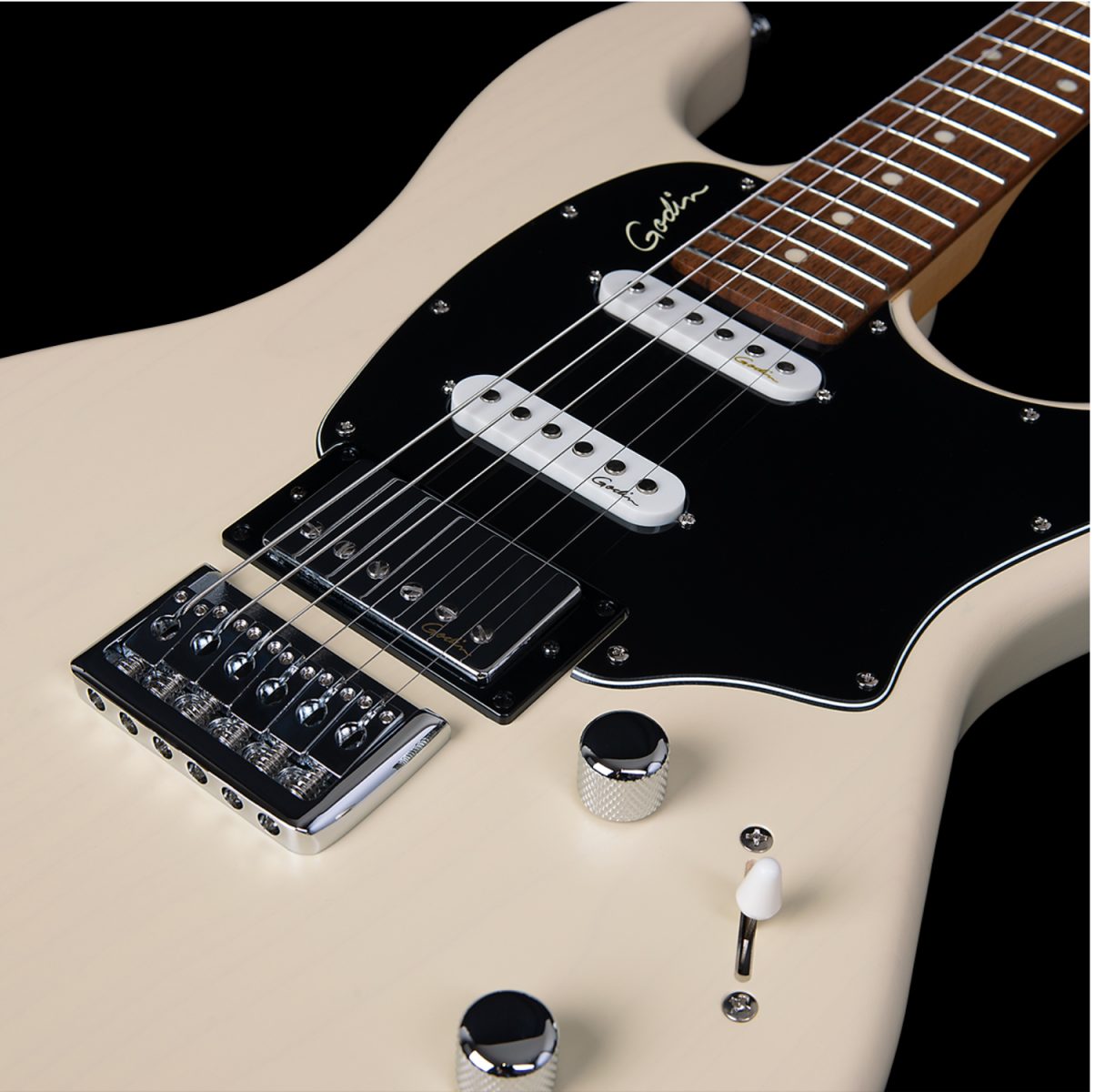 Godin Session HT - Trans Cream RN - 48434-front2