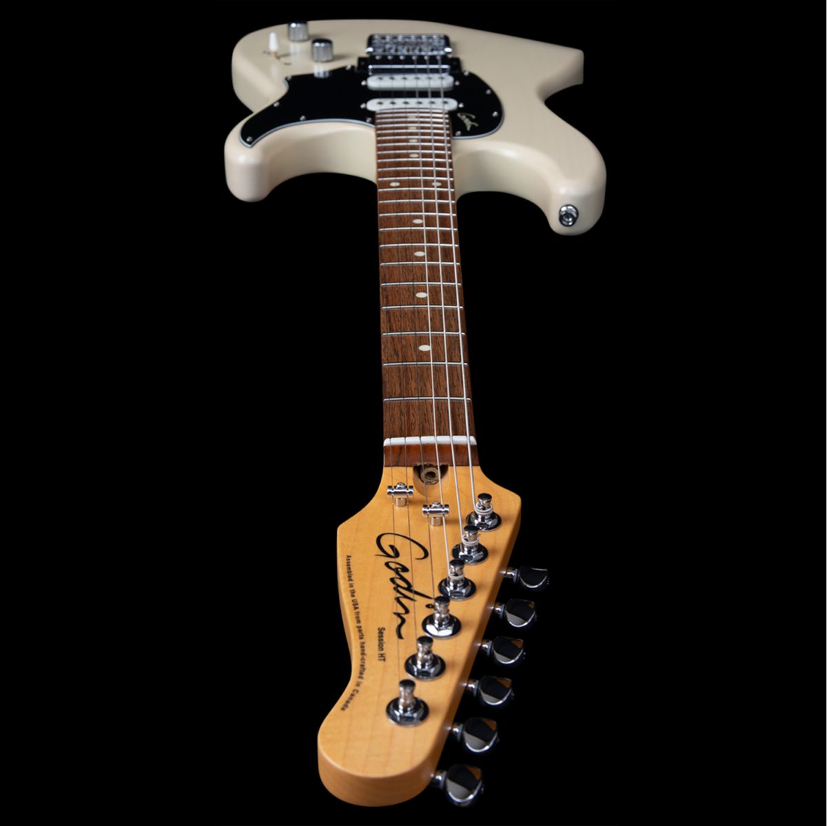 Godin Session HT - Trans Cream RN - 48434-head