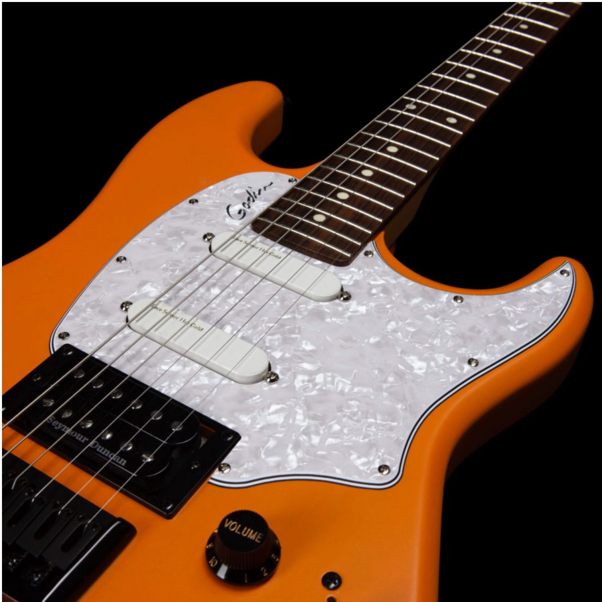 Godin - Session R-HT Pro-front view Retro Orange-front view
