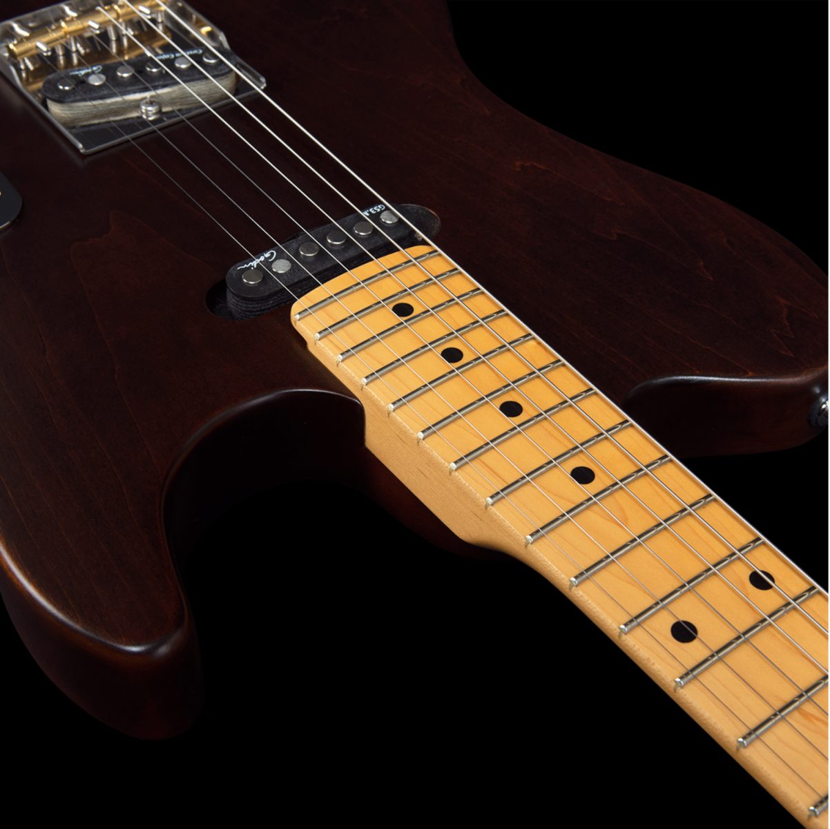 Godin - Stadium HT - Havana Brown MN - 49325-neck