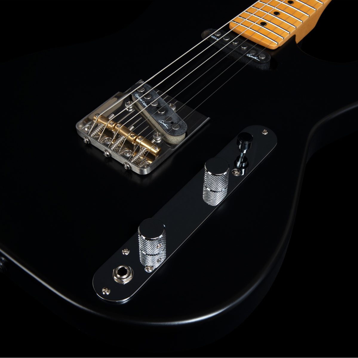 Godin - Stadium HT - Matte Black MN - 49332-front2