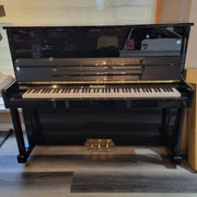 Grandeur - USED - UP-120 Upright Piano 47″ in Polished Ebony with Bench
