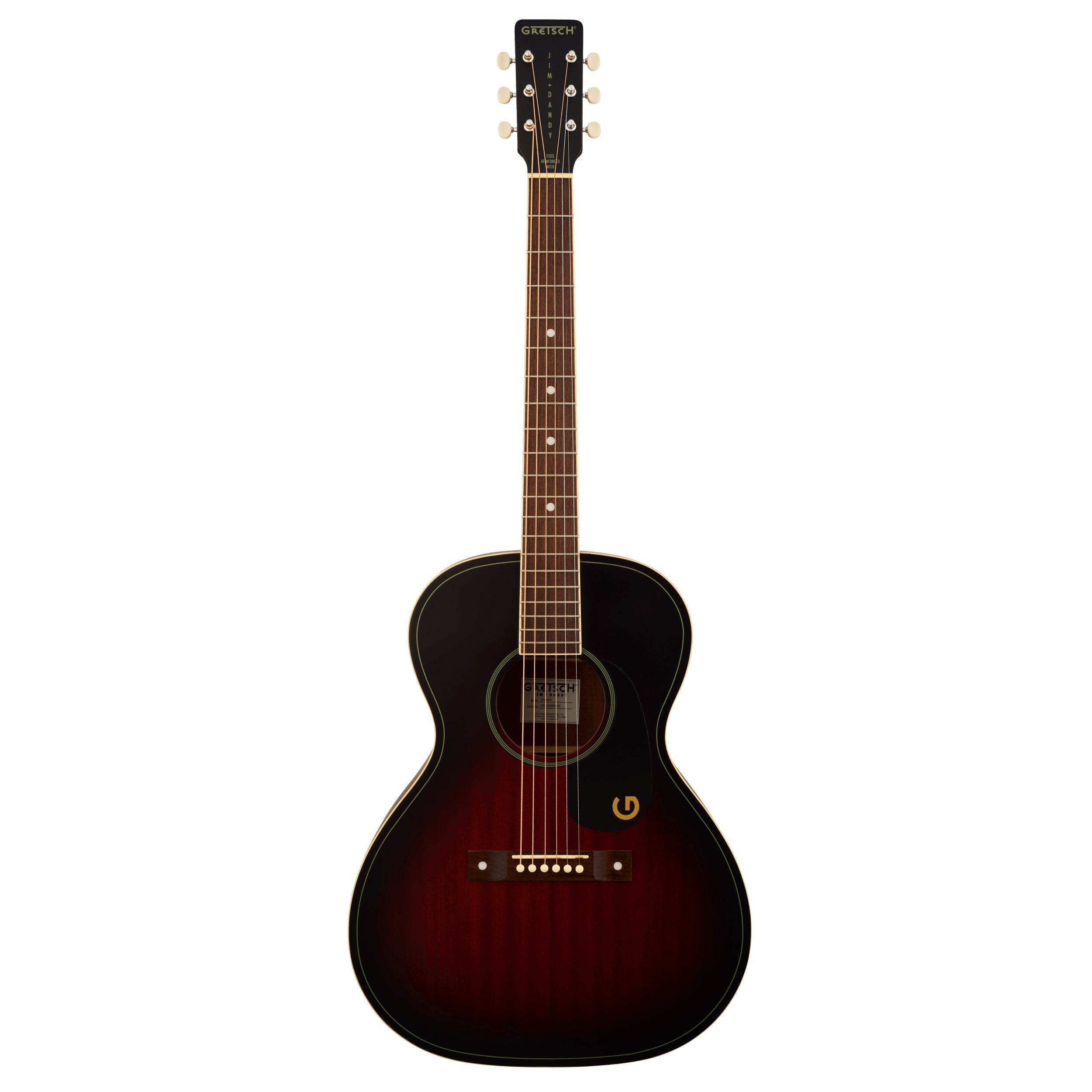 Grestch - Jim Dandy Concert Deep Cherry Burst