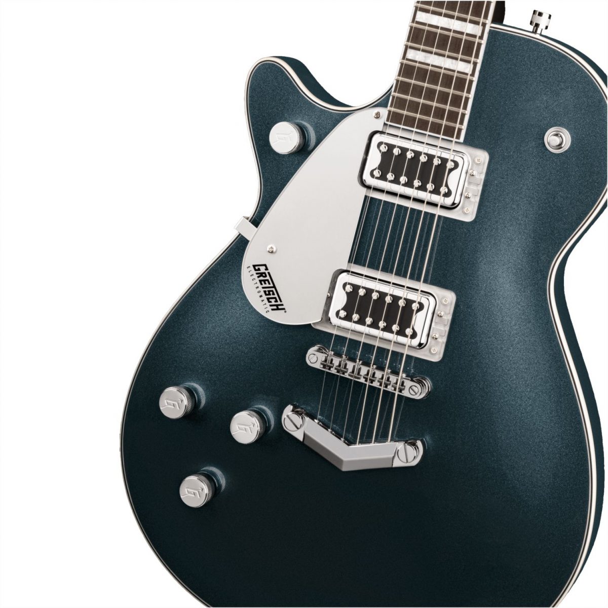 Gretsch - G5220LH Electromatic Jet BT Single-Cut with V-Stoptail Left Handed - Jade Grey Metallic-front3