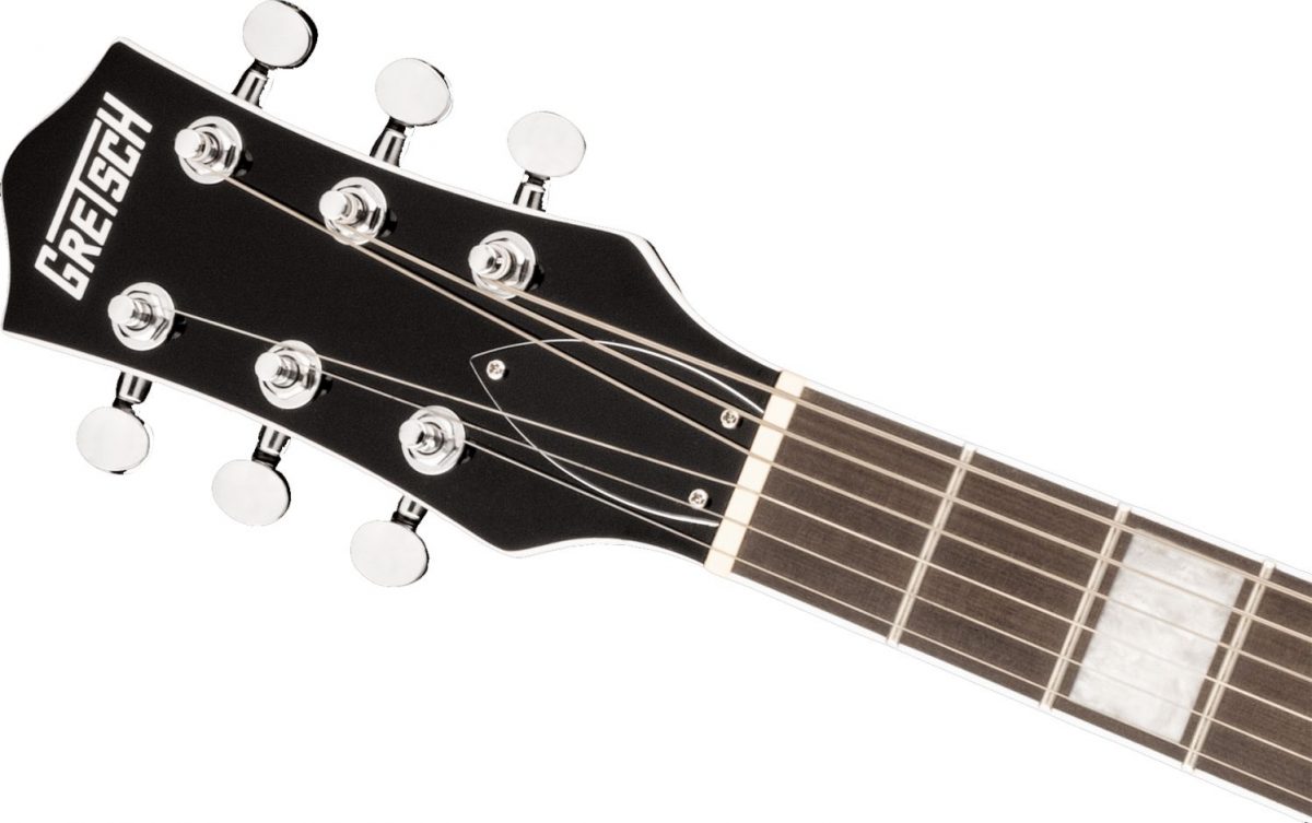 Gretsch - G5220LH Electromatic Jet BT Single-Cut with V-Stoptail Left Handed - Jade Grey Metallic-head